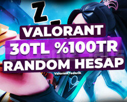 UVİP+ 30TL VALORANT TR RANDOM HESAP