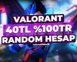 UVİP+ 40TL VALORANT TR RANDOM HESAP