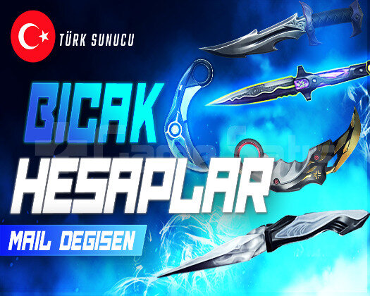 TR I BIÇAK SKIN MAİL DEĞİŞEN PREMIUM HESAPLAR