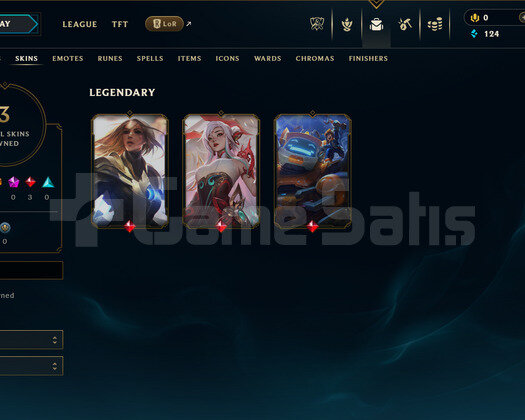 EUW Unranked | 3 Kostüm - 35 Hero | LoL Hesap