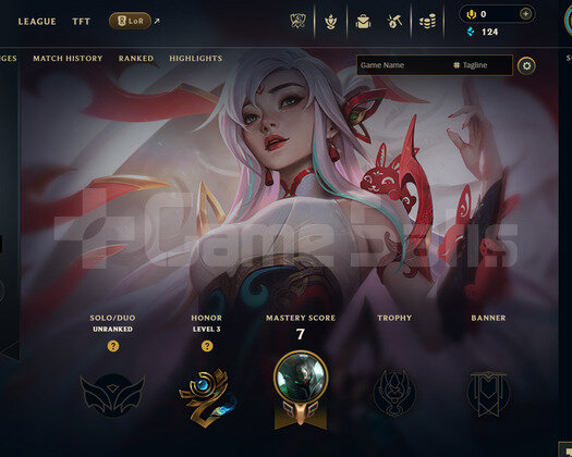 EUW Unranked | 3 Kostüm - 35 Hero | LoL Hesap