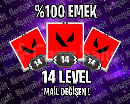 TR - 14 LEVEL - MAİL DEĞİŞEN - HESAPLAR!
