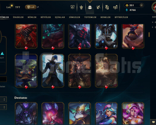 EUW / 615 LEVEL / 231 SKİN /+MAİL /+10.000 SATIŞ