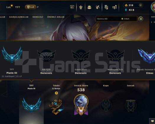TR | 166 SKİN | UNRANKED