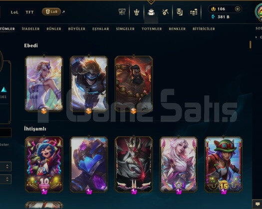 EUW | 365 KOSTÜM 381K+ ÖZ 673 LVL DOLU MAİL HESAP
