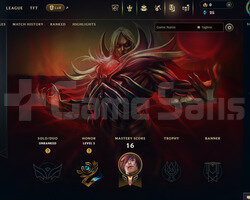 EUW Unranked | 1 Kostüm - 26 Hero | LoL Hesap