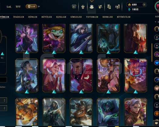 165 LVL + 58 SKİN + 137 HERO +BRONZ III