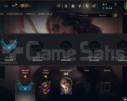EUW PLAT 2 64WR +38LP GAİNİ 41K MAVİ ÖZ HİGH ELO