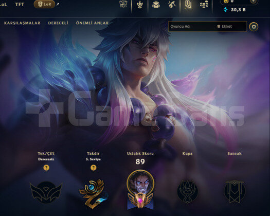 DERECELİ HAZIR / 30K MAVİ ÖZ / 104 LEVEL