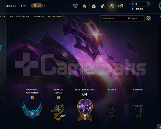 TR Plat 3 | 1 Kostüm - 42K Mö | LoL Hesap