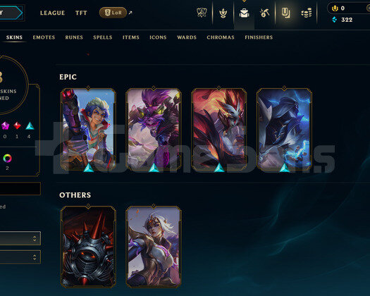 TR Silver 3 | 8 Kostüm - 67 Hero | LoL Hesap