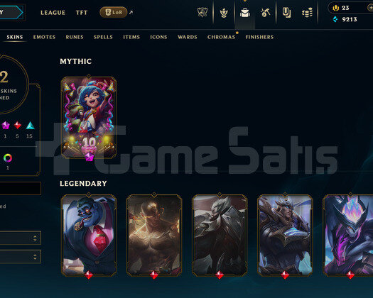TR Demir 4 | 42 Kostüm - 65 Hero | LoL Hesap
