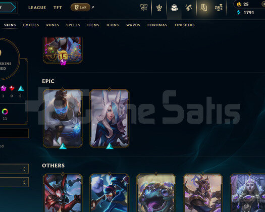 EUW Gold 4 | 9 Kostüm - 53 Hero | LoL Hesap