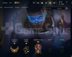 EUW Gold 4 | 9 Kostüm - 53 Hero | LoL Hesap