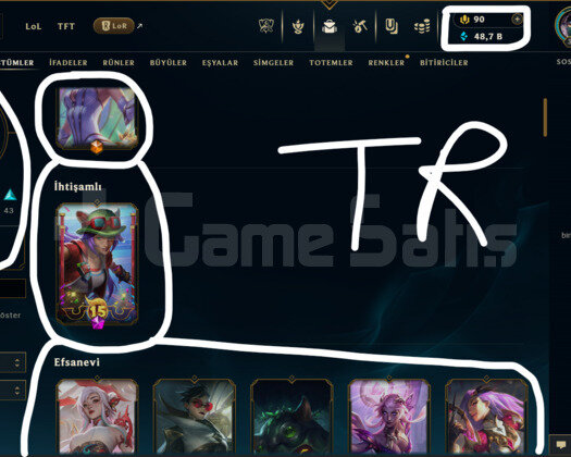 TR/ 363 LEVEL / 95 SKİN / 109 HERO+MAİL+10K SATIŞ