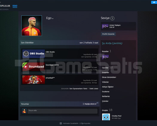 Steam  Hesap