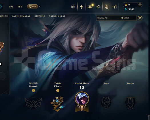EUW Unranked | 10 Kostüm - 50 Hero | Ranked Ready