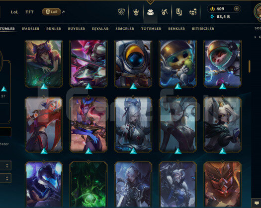 EUW / 193 LEVEL / 144 SKİN /+MAİL /+10.000 SATIŞ