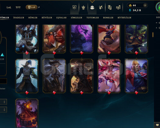 EUW / 178 LEVEL / 440 SKİN /+MAİL /+10.000 SATIŞ