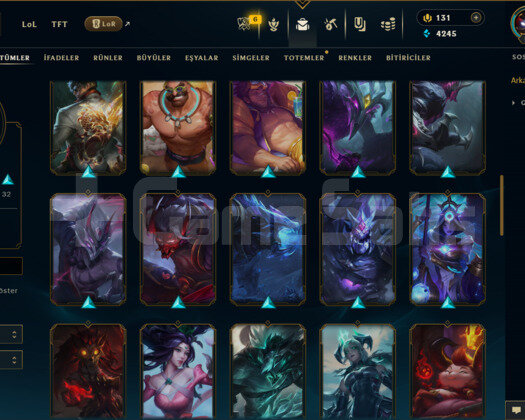EUW / 86 LEVEL / 55 SKİN /+MAİL /+10.000 SATIŞ