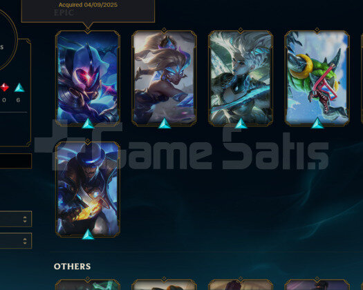 EUW PLAT 3 17K M.Ö 13 SKİN ACC!