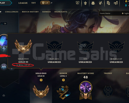 EUW 5 WİN İLE GOLD 3 EMERALD MMR ACC! +38/-12LP