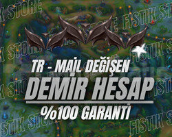 TR / DEMİR + MAİL DEĞİŞEN + GARANTİ