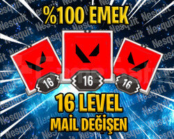 TR - 16 LEVEL - MAİL DEĞİŞEN - HESAPLAR!