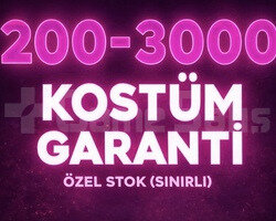 | BOŞ HESAP YOK | DOPDOLU 200-3000 KOSTÜM GARANTİ
