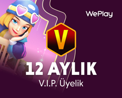 Weplay 12 Aylık VIP Üyelik