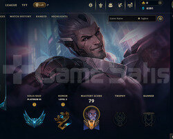 EUW Plat 3 | 6 Kostüm - 35 Hero | LoL Hesap