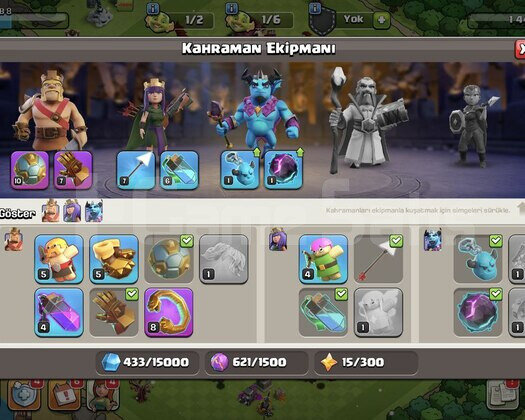 ARKA PLAN + 5 İNŞAATÇI + 3 DESTANSI EKİPMAN