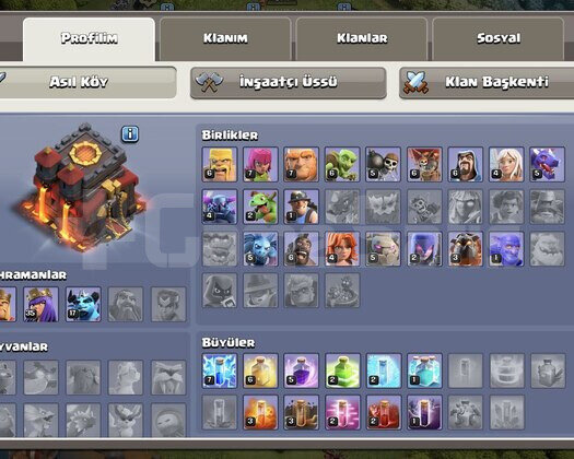 5 İNŞAATÇI + CLASH OYUNLARI KRALI + 1050 TAŞ