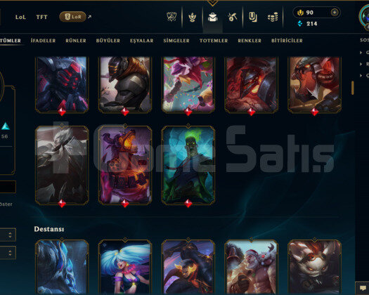 EUW / 444 LEVEL / 178 SKİN /+MAİL /+10K SATIŞ