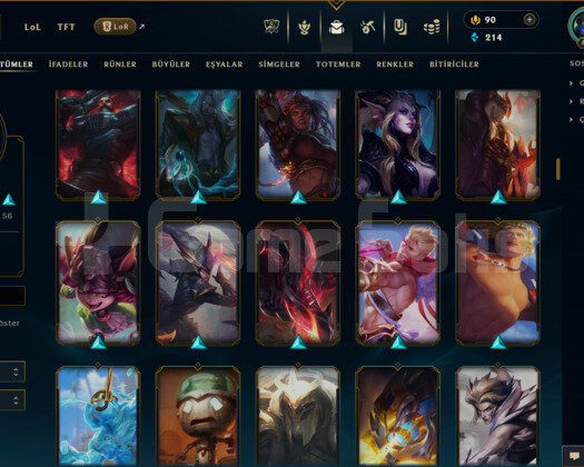 EUW / 444 LEVEL / 178 SKİN /+MAİL /+10K SATIŞ