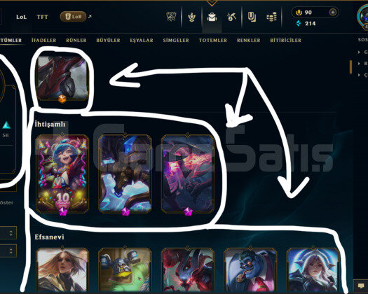 EUW / 444 LEVEL / 178 SKİN /+MAİL /+10K SATIŞ