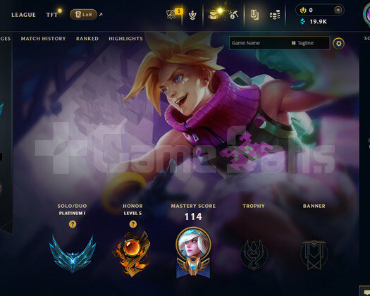 TR 78 WR Plat 1 | 8 Kostüm - 19K Mö | LoL Hesap