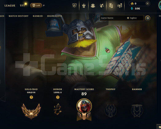 TR 81 WR Gold 3 | 2 Kostüm - 50K Mö | LoL Hesap