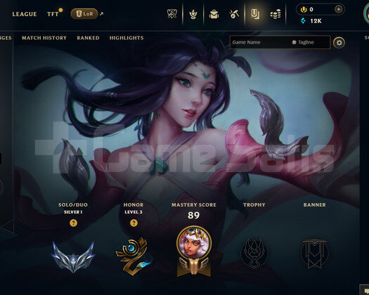 TR 76 WR Silver 1 | 2 Kostüm - 12K Mö | LoL Hesap