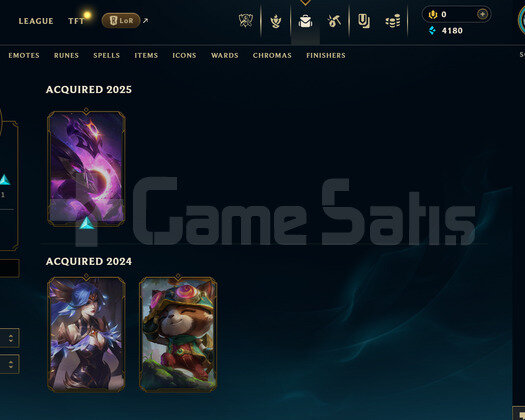 TR Gold 4 | 3 Kostüm - 38 Hero | LoL Hesap