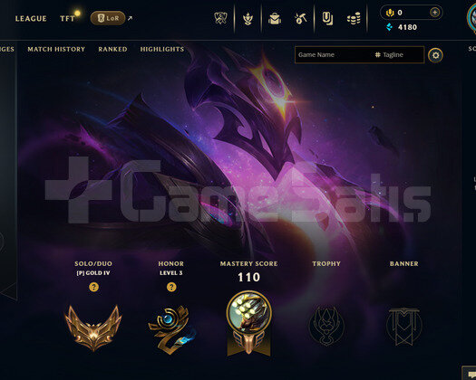 TR Gold 4 | 3 Kostüm - 38 Hero | LoL Hesap