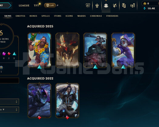 EUW Unranked | 6 Kostüm - 10K Mö | LoL Hesap