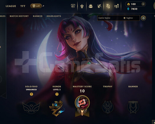EUW Unranked | 7 Kostüm - 53 Hero | LoL Hesap