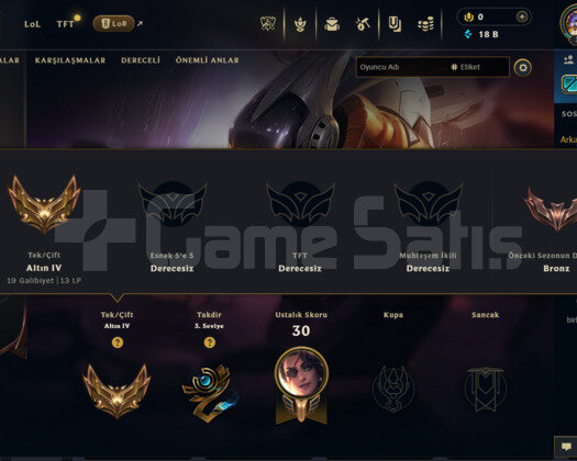 TR GOLD 4 61WR I 36 ŞAMPİYON 4 KOSTÜM I 18K MAVİ