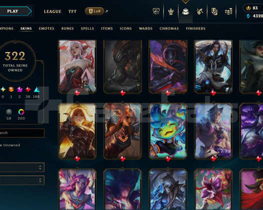 587 LEVEL / 322 SKIN / FULL HERO / +MAIL / FIRSAT!
