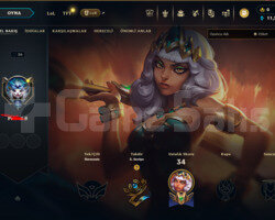 26 LVL TR 10 Skin Ganimetli Unranked uygun hesap