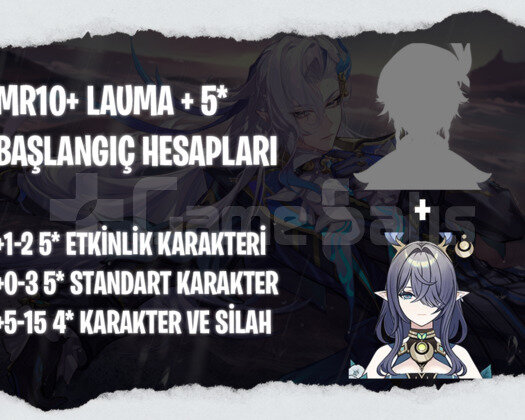 EU | MR10+ Lauma + 5* - Başlangıç Hesapları