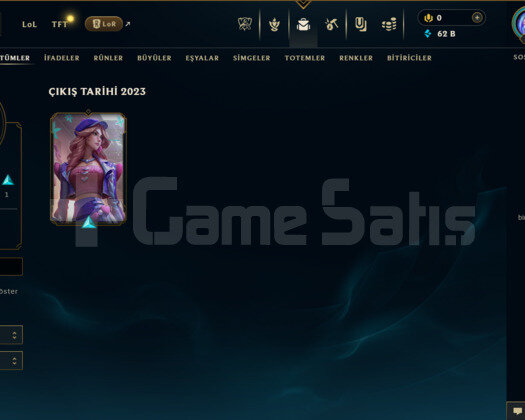 EUW SİLVER 2 65WR I 62K MAVİ ÖZ I 2023 GHOST HESAP
