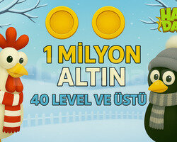 +40 Level 1 Milyon Altın ANINDA TESLİMAT