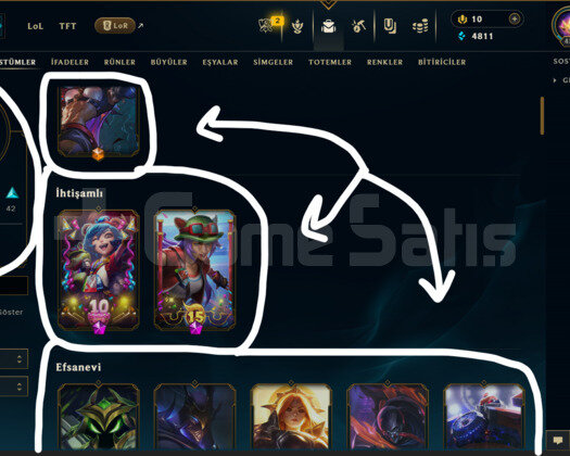EUW / 454 LEVEL / 98 SKİN /+MAİL /+10.000 SATIŞ